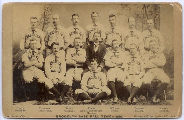 1889 Brooklyn Team Photo